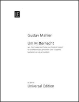 Um Mitternacht SATB choral sheet music cover